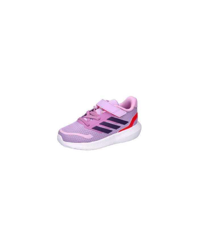 Adidas Runfalcon 5 EL C JQ5609 scarpetteper bambini colore lilla con suola rossa
