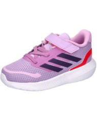 Adidas Runfalcon 5 EL C JQ5609 scarpetteper bambini colore lilla con suola rossa
