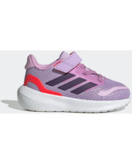 Adidas Runfalcon 5 EL C JQ5609 scarpetteper bambini colore lilla con suola rossa
