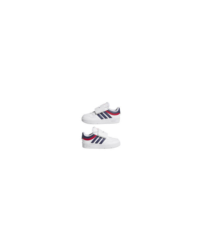 Adidas grand court 00s el i ji3488 scarpette bambino colore bianco, blu e rosso con scritta rossa chiusura a strappo.
