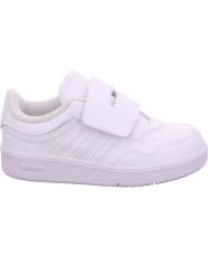 ADIDAS HOOPS 4.0 CF I JI3485 SCARPETTA PER BAMBINI UNISEX COLORE TUTTA BIANCA.
