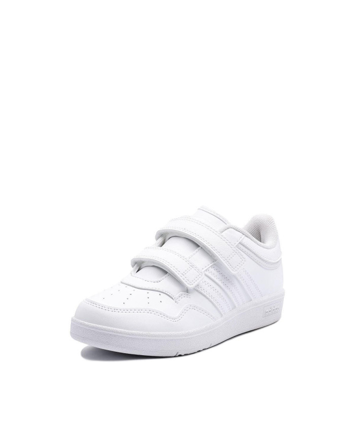 ADIDAS HOOPS 4.0 CF C JI3481 SCARPETTE PER RAGAZZINI TUTTA BIANCA 
