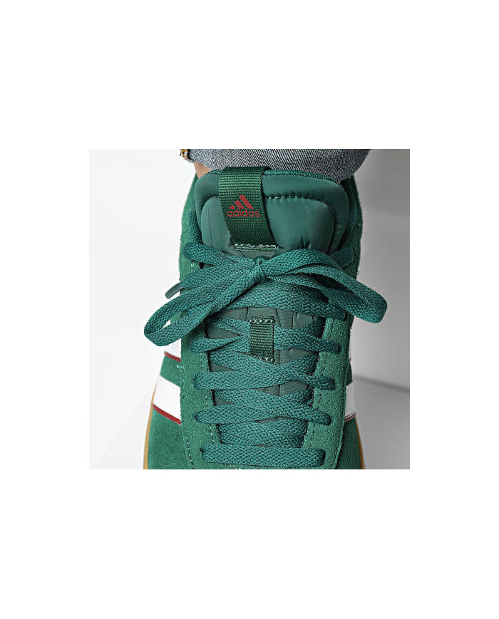 Scarpe da ginnastica ADIDAS VL COURT 3.0 IH4790 verde in camoscio con dettagli in camoscio  
