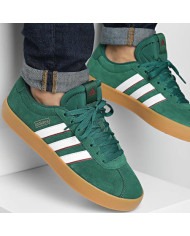 Scarpe da ginnastica ADIDAS VL COURT 3.0 IH4790 verde in camoscio con dettagli in camoscio  
