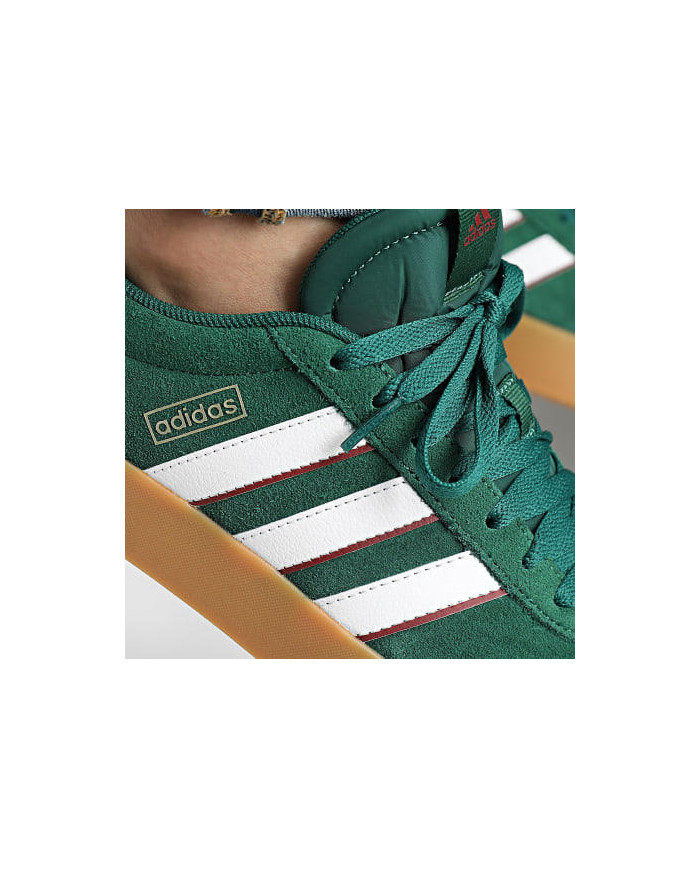 Scarpe da ginnastica ADIDAS VL COURT 3.0 IH4790 verde in camoscio con dettagli in camoscio  
