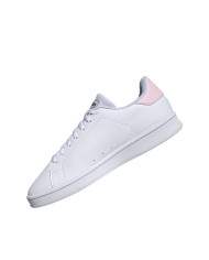 Scarpe da ginnastica ADIDAS URBAN COURT IF4092 bianche con dettaglio rosa posteriormente 
