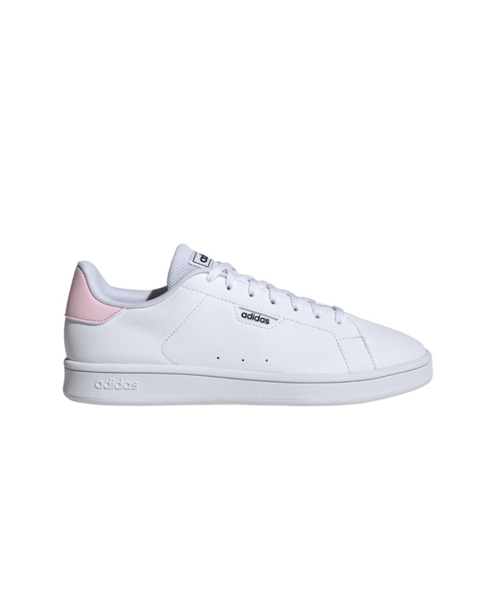 Scarpe da ginnastica ADIDAS URBAN COURT IF4092 bianche con dietro rosa
