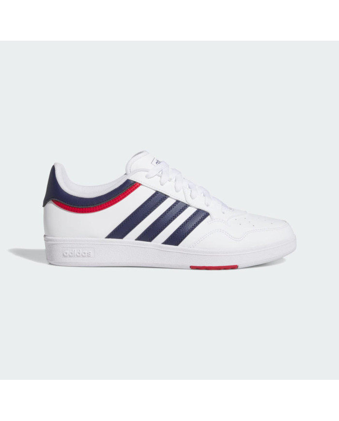 Scarpe da ginnastica ADIDAS HOOPS 4.0 JQ9986 bianche con dettagli colorati 
