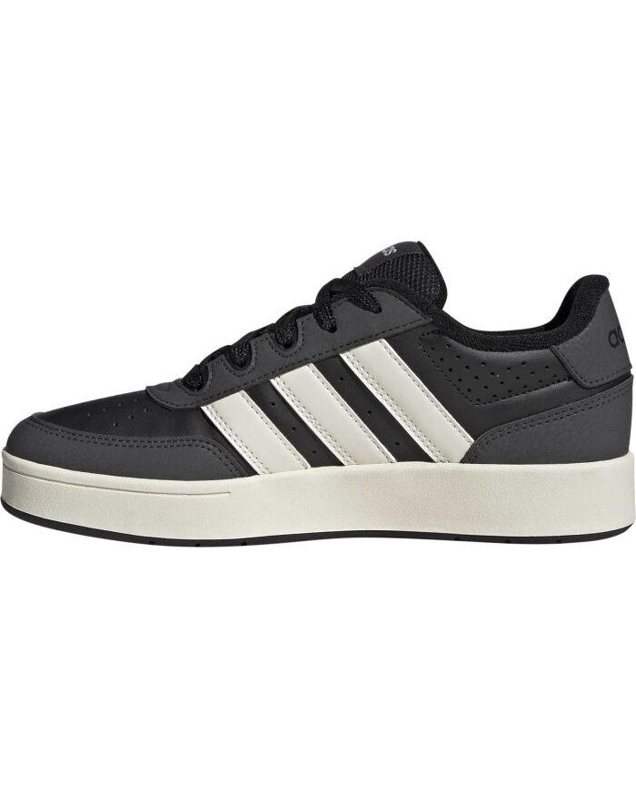 Scarpe da ginnastica ADIDAS BREAKBASE J JP9929 in tomaia nera con lacci 
