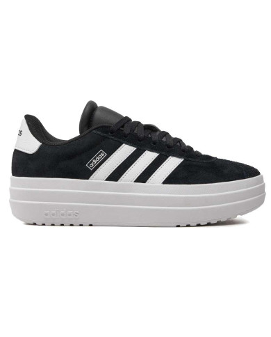 Scarpe da ginnastica ADIDAS VL COURT BOLD J IH4777 nera con bande laterali.

