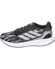 Scarpe da ginnastica ADIDAS RUNFALCON 5 J JQ2172 in tela con sfumature con strisce bianche laterali 

