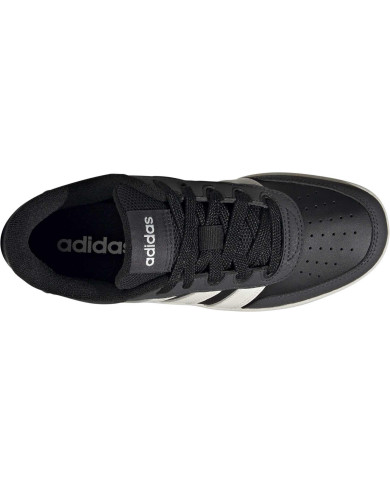 Scarpe da ginnastica ADIDAS BREAKBASE J JP9929 in tomaia nera con lacci 
