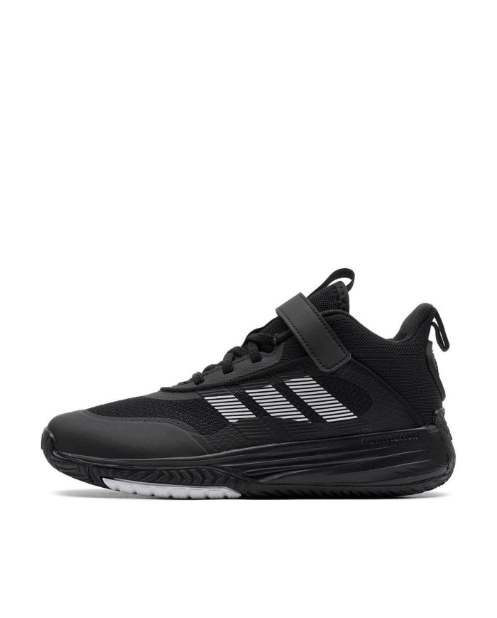 SNEAKERS ADIDAS OWNTHEGAME 3.0 K IF4593 IN RETINA NERA E SUOLA SPESSA, CON STRISCE BIANCHE LATERALI 
