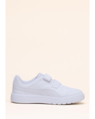 Sneakers total white PUMA COURTFLEX V3 V INF 310252 02 in tomaia ultra leggere 
