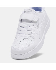 Sneakers kids PUMA CAVEN 2.0AC + PS 393839 02 con tomaia total white 
