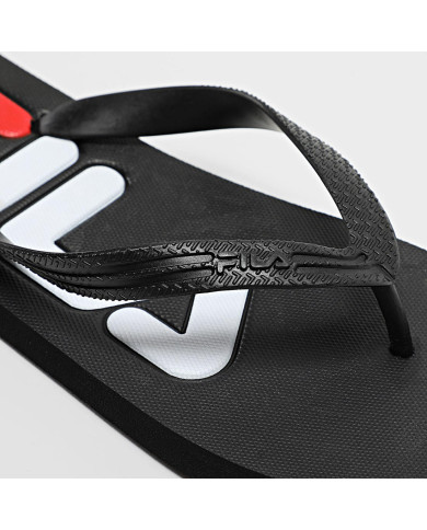 CIABATTE MARE FILA INFRADITO IN GOMMA  FFM0007.80010 NERE 
