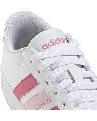 SNEAKERS BAMBINA BIANCA ROSA ADIDAS BREAKNET 3.0 4EL C JS3684
