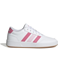 SNEAKERS BAMBINA BIANCA ROSA ADIDAS BREAKNET 3.0 4EL C JS3684

