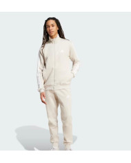 ADIDAS Tuta completa beige con iconiche righe bianche modello M 3S FL TT TS JX5547
