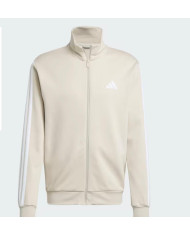 ADIDAS Tuta completa beige con iconiche righe bianche modello M 3S FL TT TS JX5547
