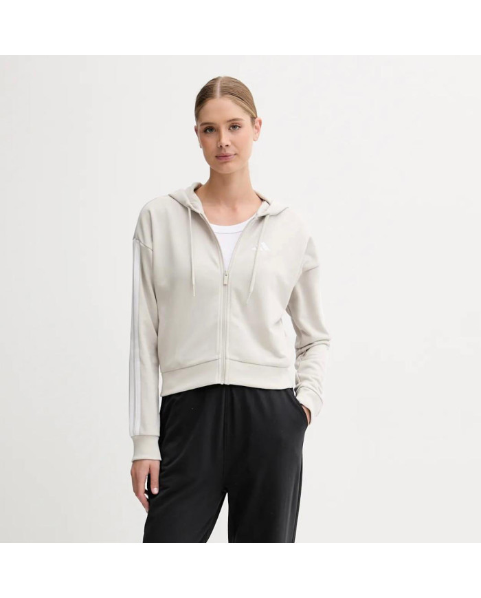 FEPA CON CAPPUCCIO ADIDAS W 3S FT FZ HD JW1821 BEIGE
