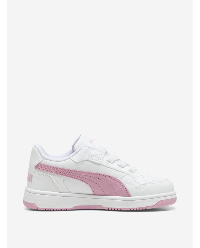 Sneakers bimbo PUMA REB-L AC+PS 398995 09 bianca e rosa
