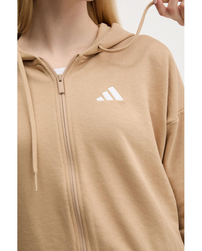 FEPA CON CAPPUCCIO ADIDAS W 3S FT FZ HD JY3133 NOCCIOLA 
