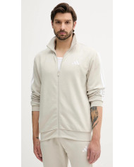 ADIDAS Tuta completa beige con iconiche righe bianche modello M 3S FL TT TS JX5547
