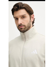 ADIDAS Tuta completa beige con iconiche righe bianche modello M 3S FL TT TS JX5547
