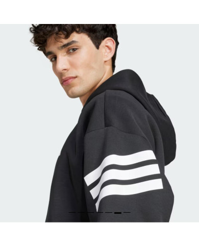 Adidas felpe JD4827 con cappuccio con chiusura zip, modello Essenzial 
