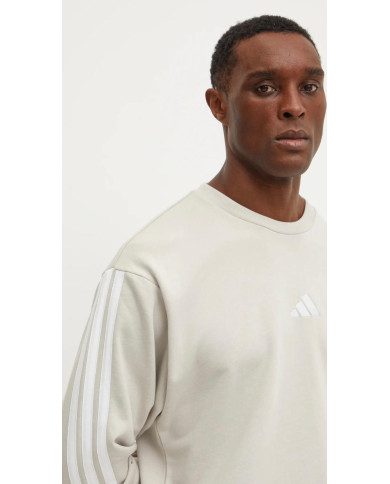 Adidas Felpe Je6377 Alumin essential con tre righe laterali 
