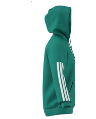 ADIDAS FELPA KD2266 con cappuccio essenzial con tre strisce iconiche adidas 
