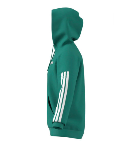 ADIDAS FELPA KD2266 con cappuccio essenzial con tre strisce iconiche adidas 
