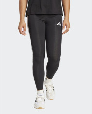 ADIDAS - LEGGINGS 3S SJ LEG NERO CON BANDE BIANCHE - JE0072
