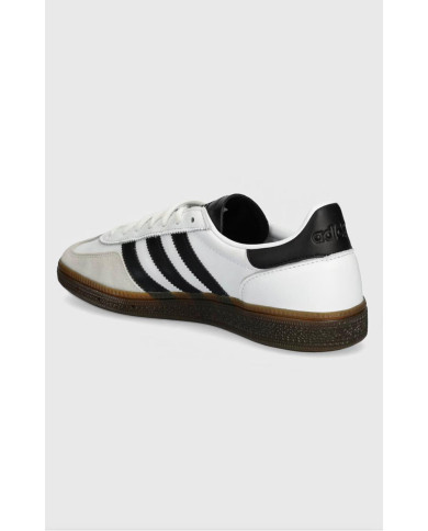 ADIDAS HANDBALL SPEZIAL IE3403 BIANCHE CON DETTAGLI NERI E SUOLA MARRONE 
