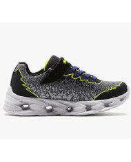 sneakers da bambino SKECHERS KIDS CON LE LUCI 400603N\BKYL 
