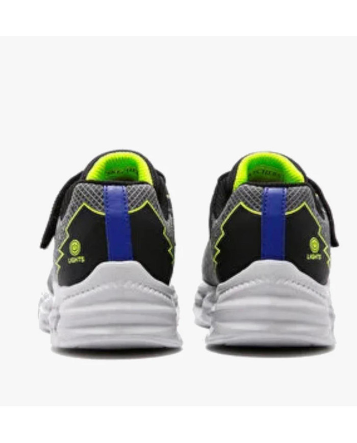 sneakers da bambino SKECHERS KIDS CON LE LUCI 400603N\BKYL 
