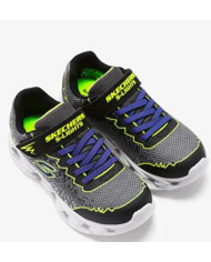 sneakers da bambino SKECHERS KIDS CON LE LUCI 400603N\BKYL 
