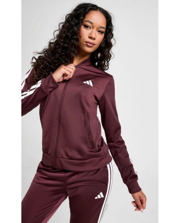 ADIDAS TUTA COMPLETA di giacca e pantalone bordeaux modello Ruby 
