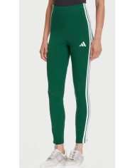 Adidas Leggings verdi con tre strisce laterali bianche KB7663
