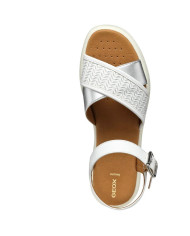 Sandali GEOX con zeppa Donna Bianco modello D550EG0BCDS 
