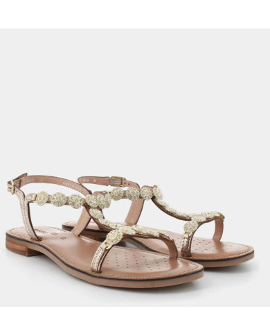 GEOX SANDALI D55YMI modello Maddaluiac in pelle 
