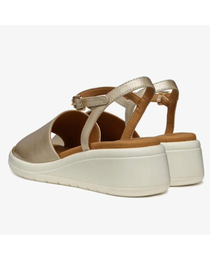 GEOX SANDALI D55EA D Meliconia Oro a fascia unica 
