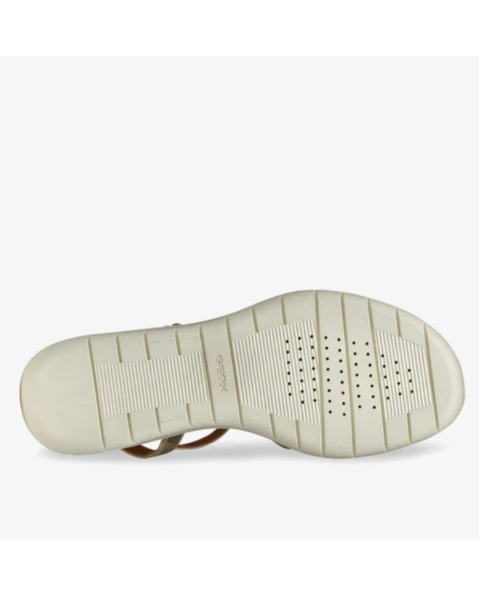 GEOX SANDALI D55EA D Meliconia Oro a fascia unica 
