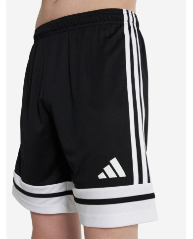 Adidas pantaloncini bambini nero e bianco Squa25 
