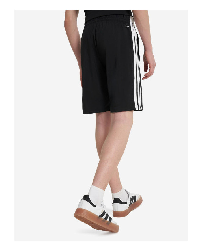 Adidas Pantaloncini Bambino nero con logo bianco ricamato 
