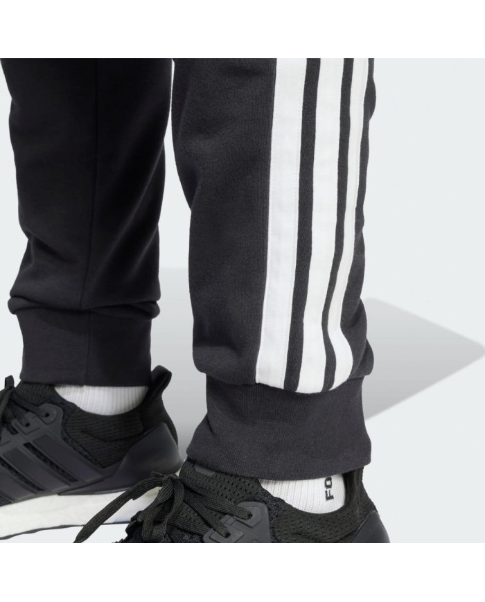 adidas pantaloni lunghi neri e bianchi da uomo sportswear M 3S Ft 


