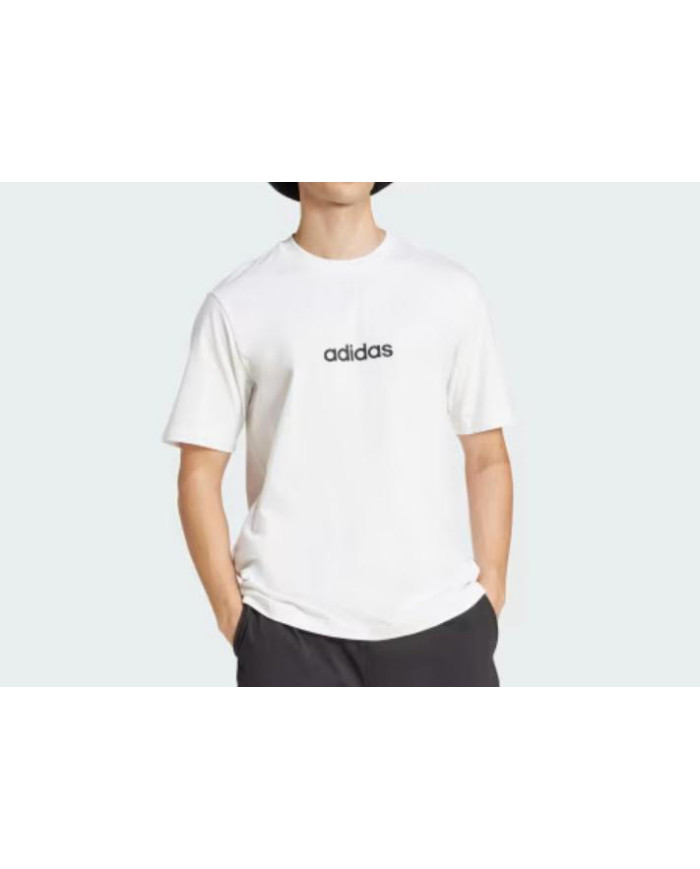 Una t-shirt comoda e facile da indossare JE9000 bianca essenziale con logo 


