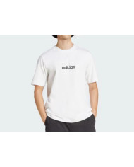 Una t-shirt comoda e facile da indossare JE9000 bianca essenziale con logo 

