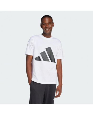Adidas sportswear Essentials Big Logo Tee bianco con logo nero 


